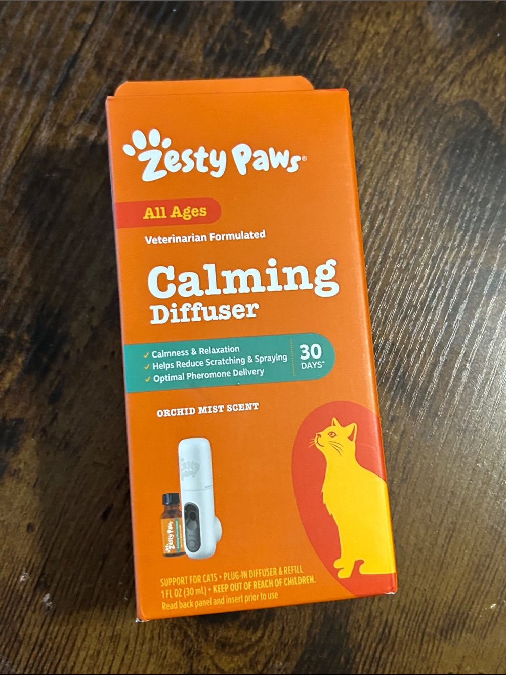 Calming Diffuser for Cats - Orange